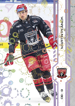 Martin Planek Hradec Kralove Tipsport ELH 2024/25 SportZoo 2. serie Puck Marks #311